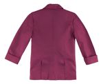 Blazer Feminino Jacquard E Mangas 7/8  Bordô P