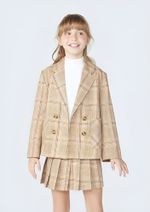 Blazer Infantil Menina Em Xadrez