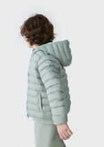 Jaqueta Puffer Infantil Unissex Com Capuz