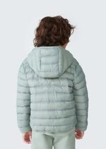 Jaqueta Puffer Infantil Unissex Com Capuz