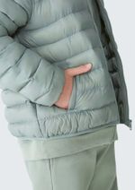 Jaqueta Puffer Infantil Unissex Com Capuz