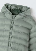 Jaqueta Puffer Infantil Unissex Com Capuz