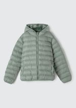 Jaqueta Puffer Infantil Unissex Com Capuz