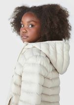 Jaqueta Puffer Infantil Unissex Com Capuz