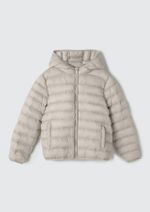 Jaqueta Puffer Infantil Unissex Com Capuz