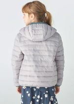 Jaqueta Puffer Infantil Unissex Com Capuz