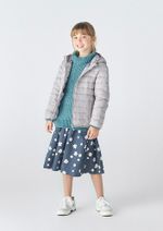 Jaqueta Puffer Infantil Unissex Com Capuz
