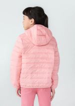 Jaqueta Puffer Infantil Unissex Com Capuz