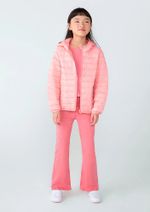 Jaqueta Puffer Infantil Unissex Com Capuz