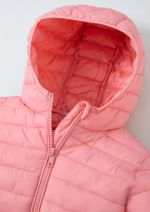Jaqueta Puffer Infantil Unissex Com Capuz