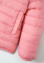 Jaqueta Puffer Infantil Unissex Com Capuz