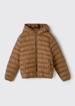Jaqueta Puffer Infantil Unissex Com Capuz