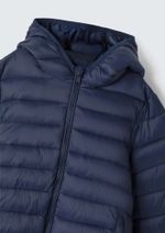 Jaqueta Puffer Infantil Unissex Com Capuz