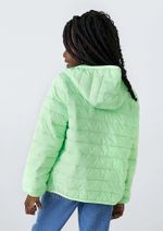 Jaqueta Puffer Infantil Unissex Com Capuz