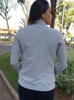 Jaqueta Feminina Em Moletom Com Bolsos Laterais
