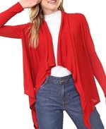 Casaco Feminino Básico Com Detalhe De Pontas
