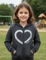 Jaqueta Infantil Feminina Em Moletom Felpado