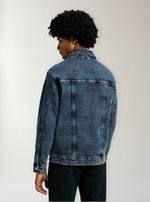 Jaqueta Jeans Masculina Trucker Com Elastano