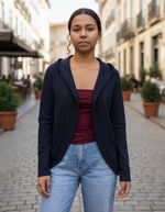 Casaco Feminino Em Moletom Flanelado