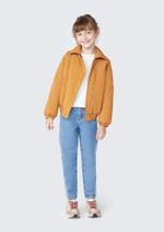 Jaqueta Puffer Infantil Menina Gola Alta