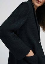 Casaco Sobretudo Feminino Alongado Em Tweed