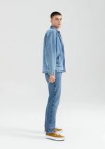 Jaqueta Jeans Masculina Marmorizada