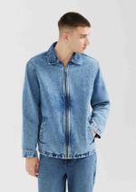 Jaqueta Jeans Masculina Marmorizada