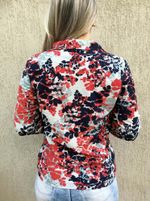 Casaco Feminino Azul Céu-terracota G
