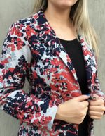 Casaco Feminino Azul Céu-terracota G