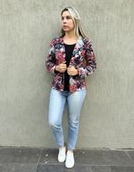 Casaco Feminino Azul Céu-terracota G