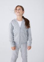 Jaqueta Básica Infantil Menino De Moletom Com Capuz