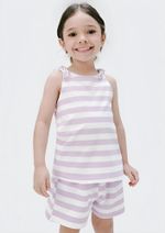 Conjunto Menina Toddler Com Estampa Rotativa