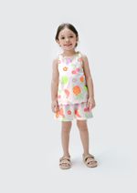 Conjunto Menina Toddler Com Estampa Rotativa