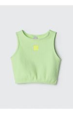 Conjunto Curto Infantil Menina Em Ribana Canelada