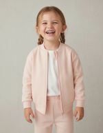Jaqueta Básica Moletom Infantil Unissex Toddler