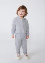 Jaqueta Básica Moletom Infantil Unissex Toddler