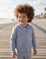 Jaqueta Básica Moletom Infantil Unissex Toddler