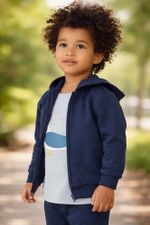 Jaqueta Básica Moletom Infantil Unissex Toddler