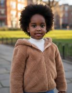 Jaqueta Infantil Unissex Toddler Peluciado