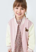 Jaqueta Bomber Infantil Menina Toddler College
