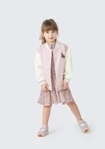 Jaqueta Bomber Infantil Menina Toddler College