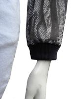 Jaqueta Em Poliéster Index Denim  Cinza P