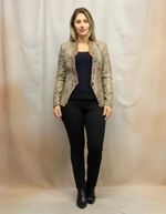 Jaqueta Feminina Estampada -  Animal Print - P