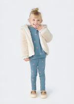 Jaqueta Infantil Menina Toddler Peluciada