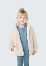 Jaqueta Infantil Menina Toddler Peluciada