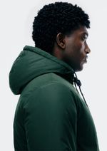 Jaqueta Masculina Corta Vento Com Capuz E Bolso