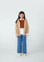 Jaqueta Parka Infantil Menina Bomber Com Capuz