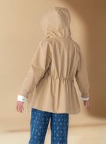 Jaqueta Parka Infantil Menina Bomber Com Capuz