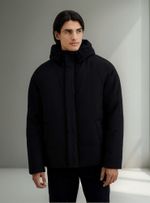 Jaqueta Masculina Puffer Com Capuz