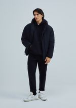 Jaqueta Masculina Puffer Com Capuz